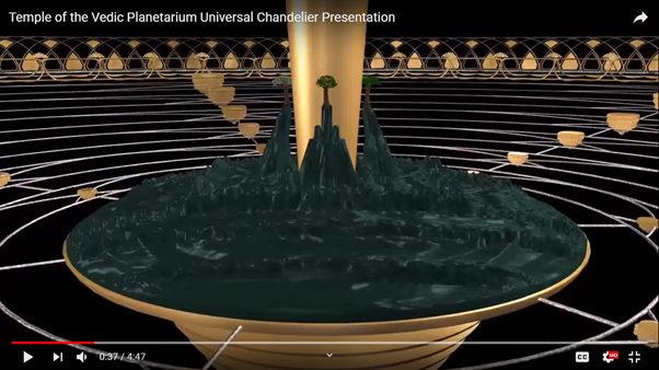 Продолжение обзора Презентации люстры Храма ведического планетария, Индия на Земле. Описание Ананта-шеши реальное или метафорическое? Земля в Чайтанья-лиле.